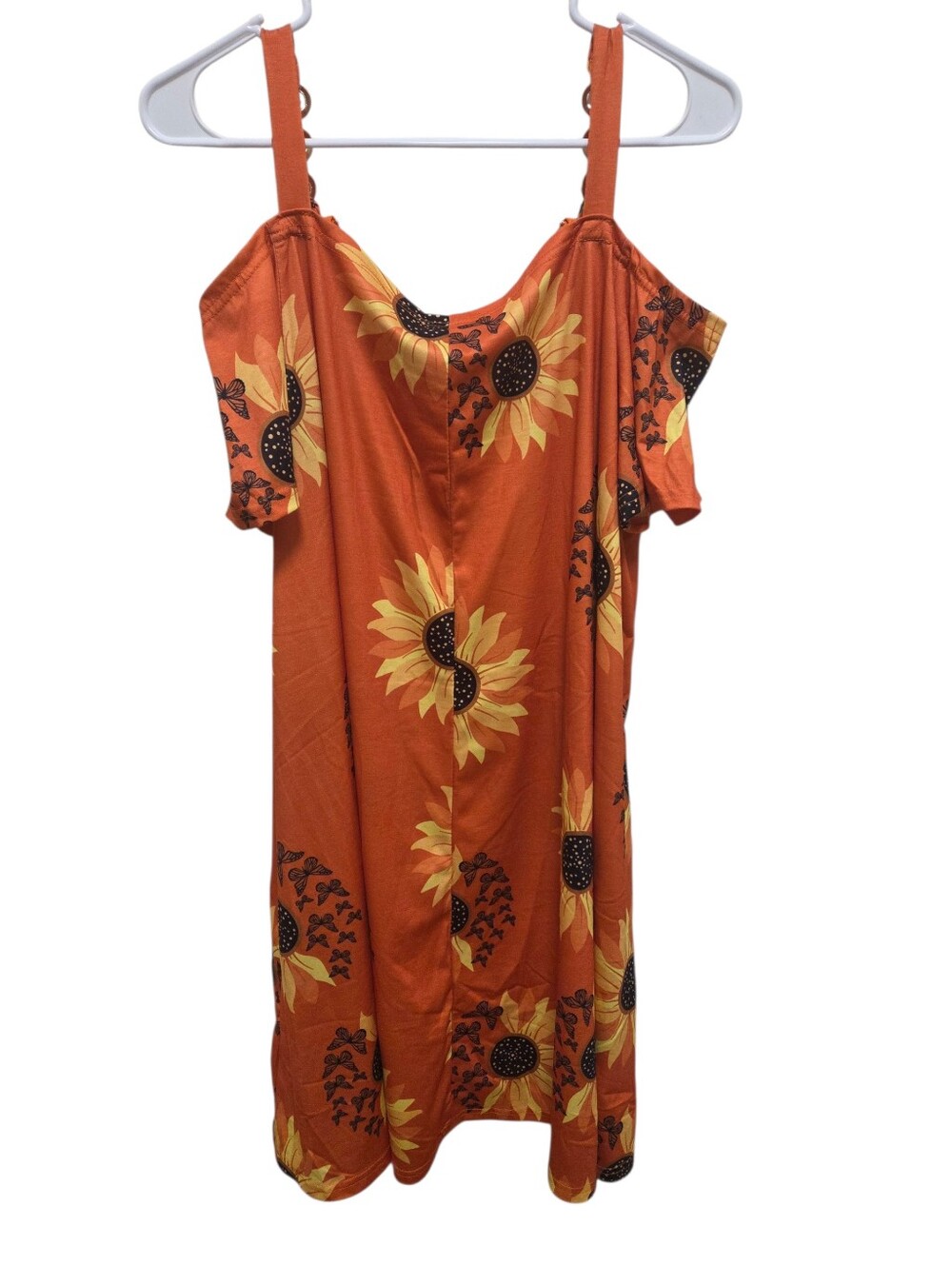 Sunflower dress 1X - Picture 2 of 2